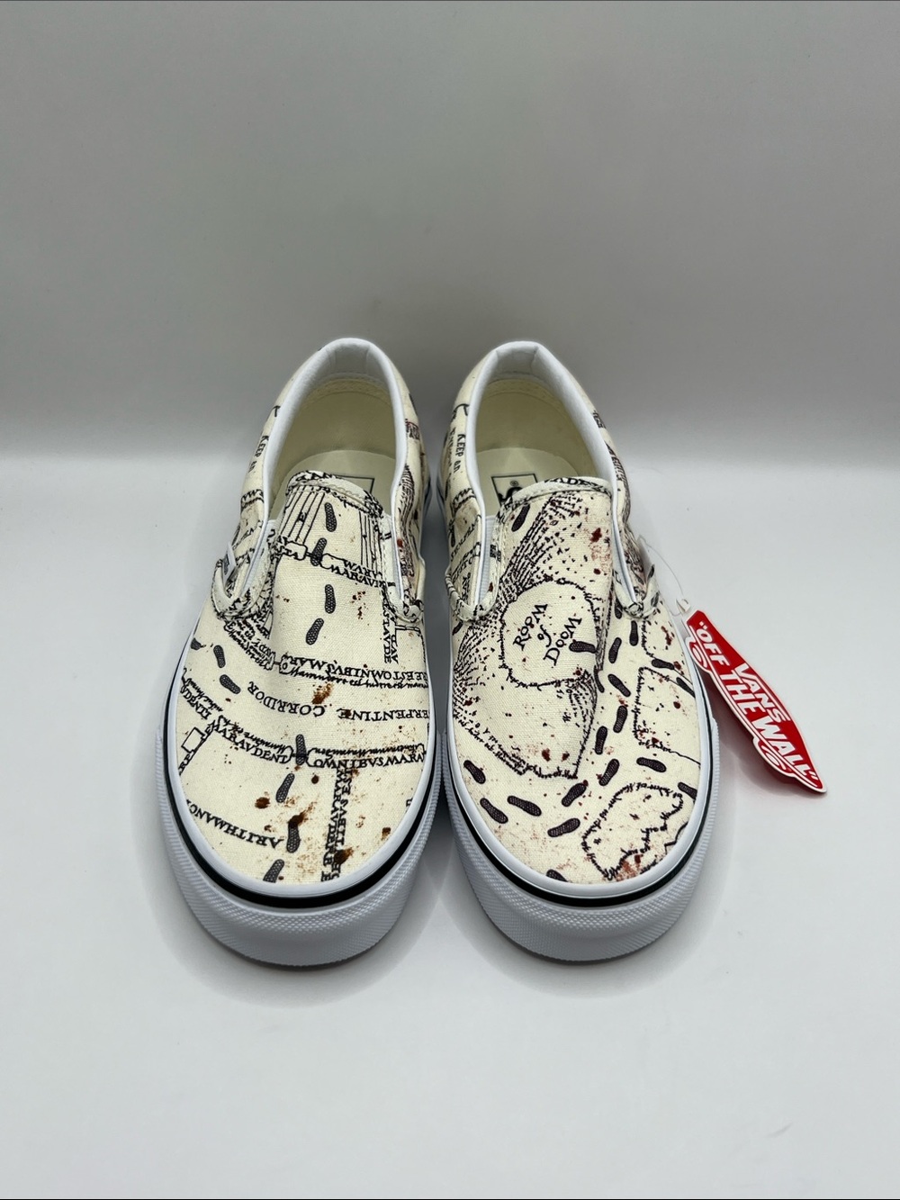 Vans Harry Potter Marauders Map Classic Slip-On - Picture 2 of 9